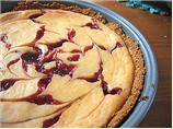 Raspberry Swirl Cheesecake Pie. Photo by Juju Bee