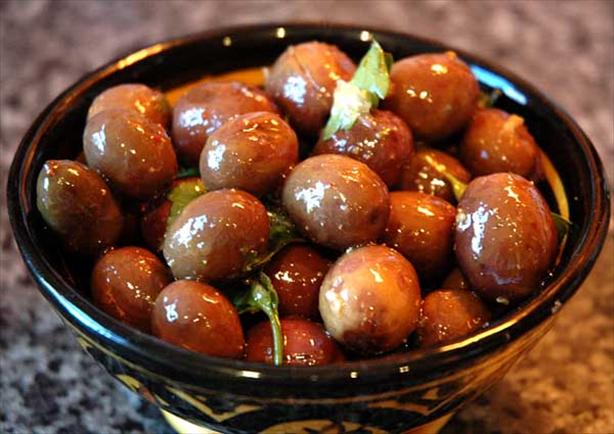 Lemon & Cilantro Moroccan Olives. Photo by Sackville