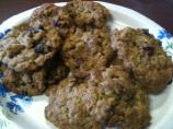 Dried Cranberry-Walnut Oatmeal Cookies