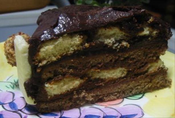 Whipped Chocolate Ganache Filling (or Frosting). Photo by WaterMelon