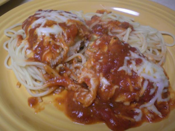 Easy Chicken Eggplant  (Aubergine) Parmesan. Photo by LDS Chef Ashlie