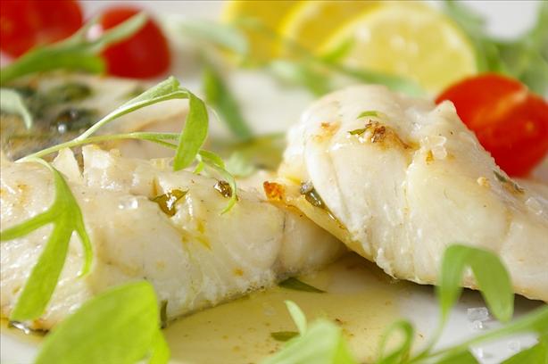Easy Halibut Fillets with Herb Butter. Photo by Thorsten