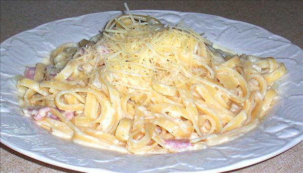 Fettuccine Carbonara. Photo by Susie T