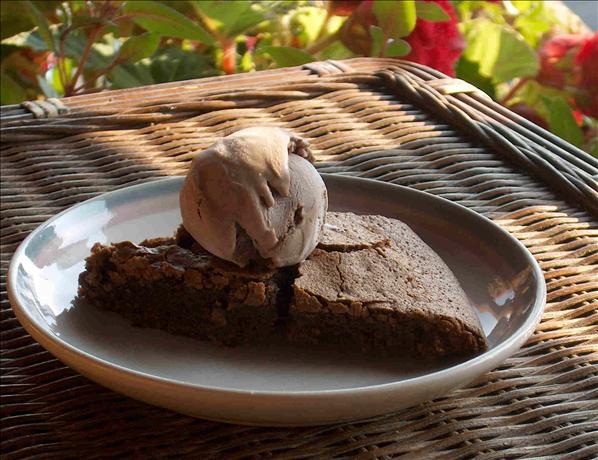Impossible Brownie Pie. Photo by Lainey6605