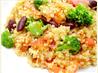 Bulgur Pilaf With Broccoli and Peppers