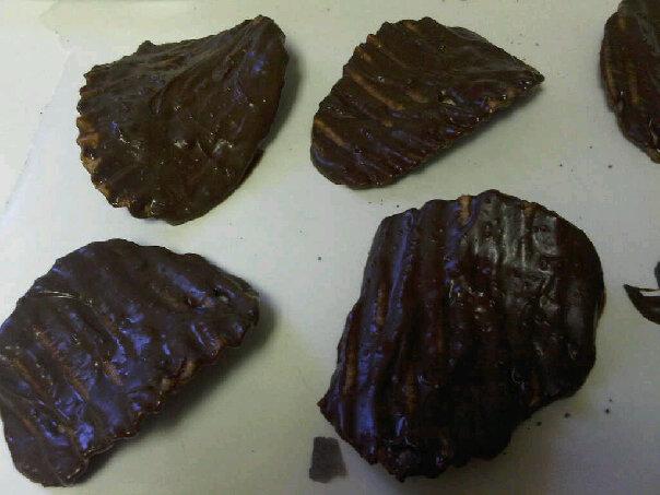 Chocolate Covered Potato Chips. Photo by Chef #1318379