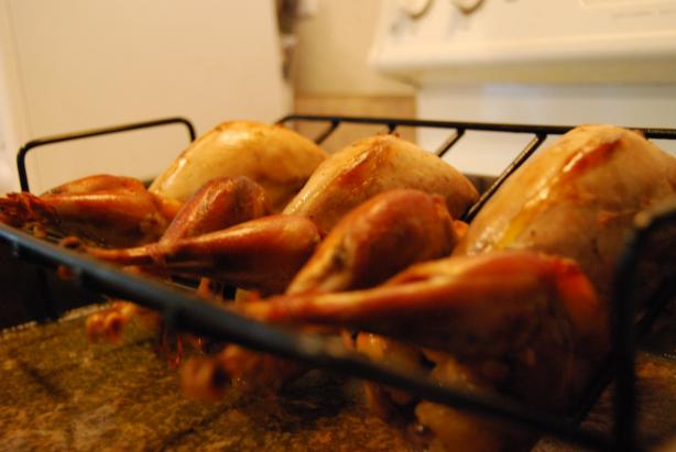 Brined Roast Pheasant " Outdoor Wisconsin" Style. Photo by Super Sara