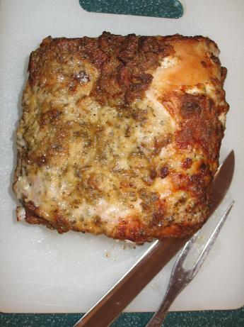 Roast Pork Loin With Dijon Herb Crust. Photo by Chicagoland Chef du Jour