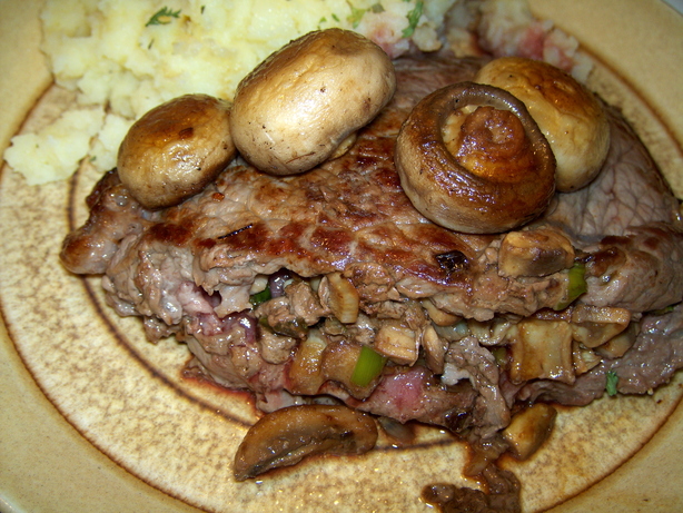 Garlic Stuffed Sirloin. Photo by Elly in Canada