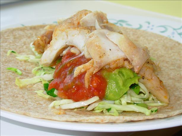 Light and Yummy Fish Tacos. Photo by Fiddler