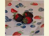 Lighter Chocolate Covered Strawberries. Photo by Lennie
