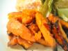 Oven Roasted Sweet  Potato Wedges. Recipe by Marie