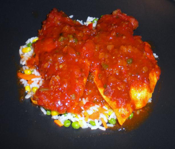 Sweet Salsa Dump Chicken - OAMC. Photo by Robb M.