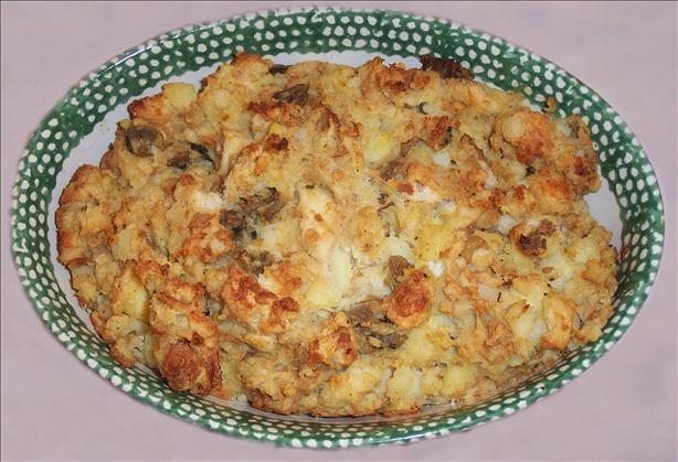 Oyster Dressing. Photo by GrandmaIsCooking
