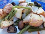 Roasted Potatoes and Green Beans