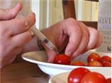 Spicy Vodka Injected Tomatoes