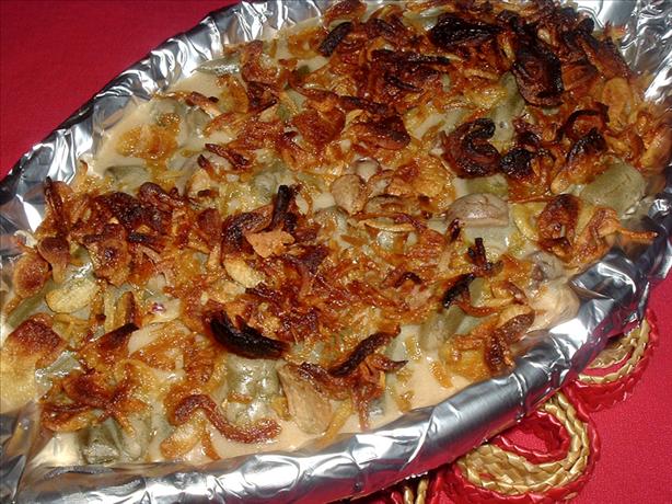 Elegant Green Bean and Mushroom Casserole. Photo by Bergy