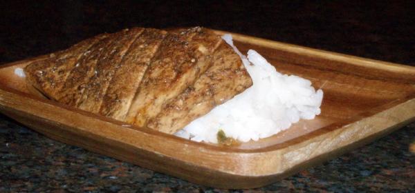 Simple Baked Tofu. Photo by Kiwiwife