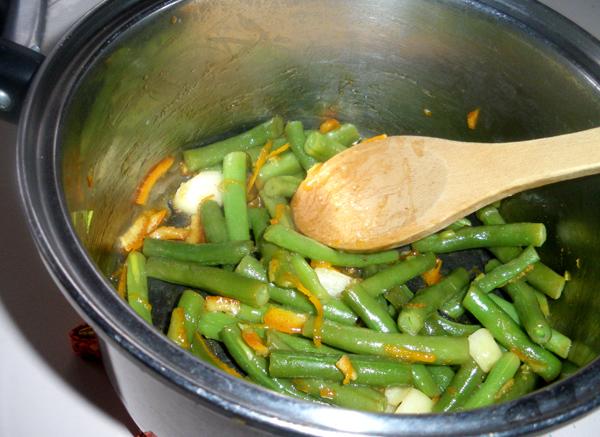 Orange Glazed Green Beans. Photo by Bergy