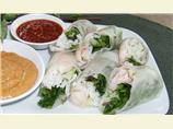 Shrimp Summer Rolls With Peanut Dipping Sauce