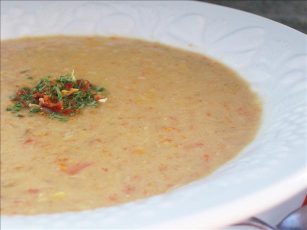 Creamy Corn and Turkey Soup. Photo by * Pamela *