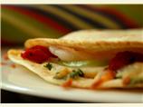 Shrimp and Tomatillo Quesadillas