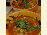 Moroccan-Style Chickpea Soup