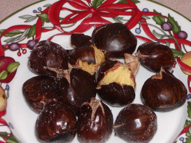 Roasted Chestnuts Oven or Stove Top. Photo by Rita~