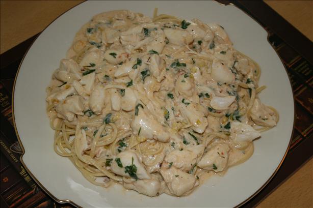 Crab Fettuccine. Photo by Kymmarie