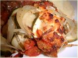 Zucchini Bake With Feta and Tomatoes