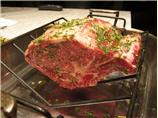 Prime Rib Roast Beef With Fresh Garlic and Rosemary. Photo by Gay Gilmore