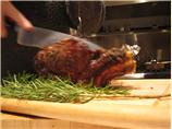 Prime Rib Roast Beef With Fresh Garlic and Rosemary. Photo by Gay Gilmore