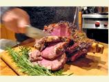 Prime Rib Roast Beef With Fresh Garlic and Rosemary. Photo by Gay Gilmore