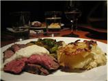 Prime Rib Roast Beef With Fresh Garlic and Rosemary. Photo by Gay Gilmore