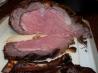 Prime Rib Roast Beef With Fresh Garlic and Rosemary