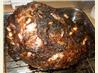 Prime Rib Roast Beef With Fresh Garlic and Rosemary