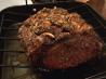 Prime Rib Roast Beef With Fresh Garlic and Rosemary