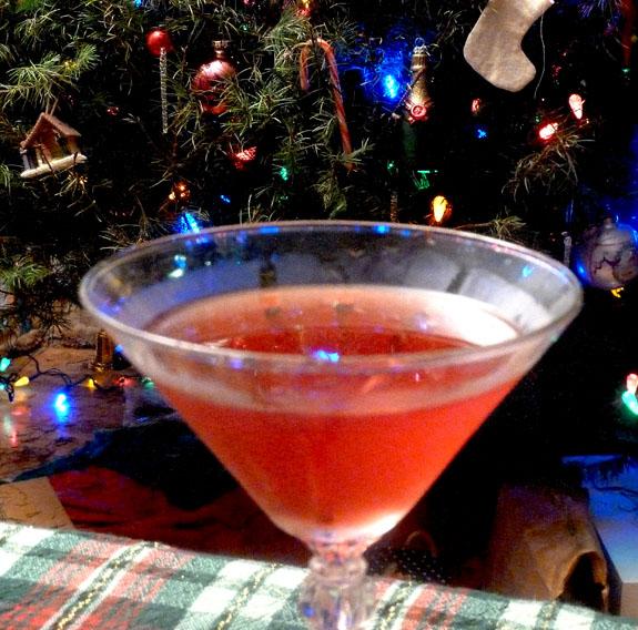 A Jolly Christmas Special Cosmo or Red Hot Lovers Cosmo. Photo by momaphet