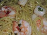 Sesame-Ginger Pasta With Shrimp and Scallops