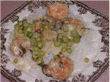 Curried Shrimp With Peas