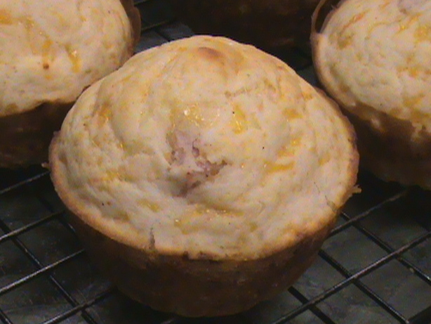 Cheddar 'n Ham Muffins. Photo by MsSally