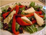 Brie and Roasted Red Pepper Salad