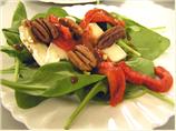 Brie and Roasted Red Pepper Salad. Photo by Hag chef