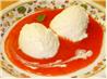 Yoghurt Mousse With Strawberry Sauce. Recipe by Inge 1505