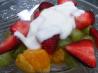 Fresh Fruit Salad With Honey Vanilla Yogurt. Recipe by Sue C.