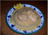 Chicken in Mango and Wine Sauce