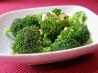 Broccoli With Red Pepper Flakes and Garlic Chips