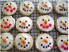 Snowman Sugar Cookies With Frosting. Recipe by Dine & Dish