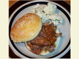 Slow Cooker Southern Barbecue Pork on a Bun