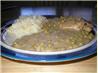 Solo Chicken Breast in Peas and Buttermilk Gravy. Recipe by Bill Hilbrich